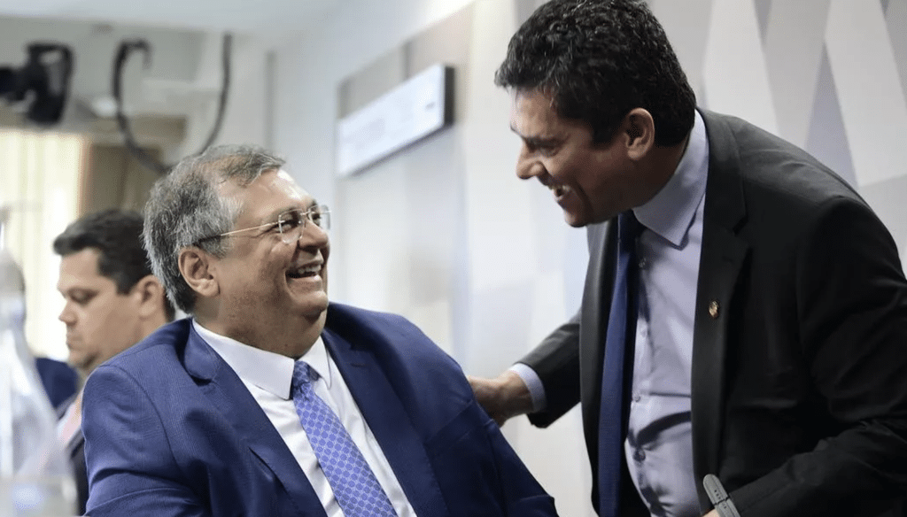 Flávio Dino e Sergio Moro (Foto: Pedro França/Agência Senado)
