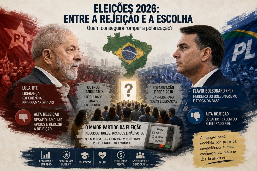 a polarização bagunça a campanha politica.