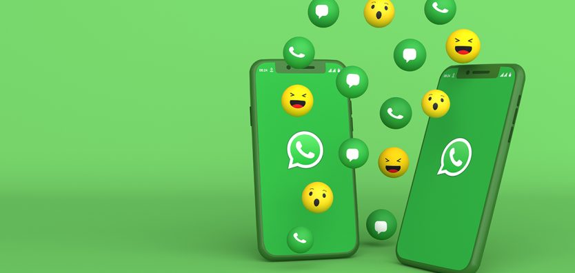 3d-design-two-phones-with-whatsapp-popping-up-icons