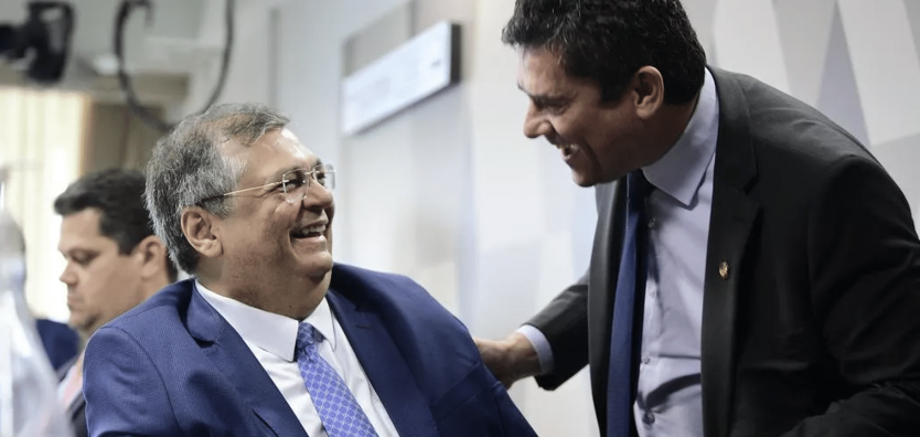 Flávio Dino e Sergio Moro (Foto: Pedro França/Agência Senado)