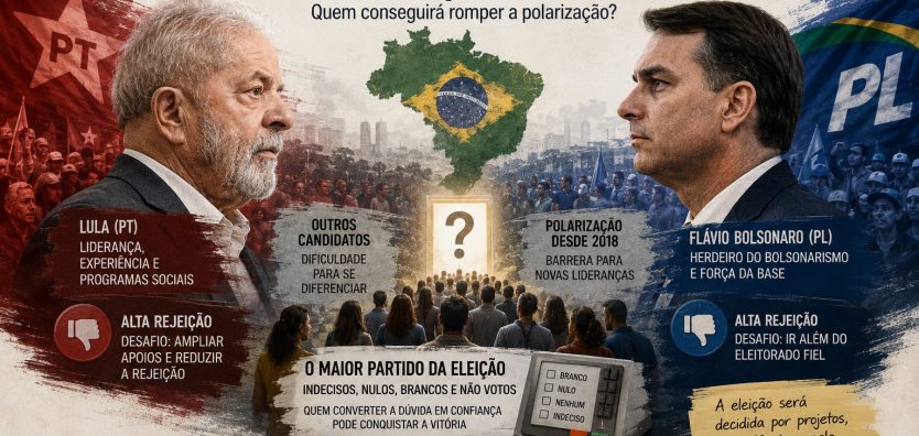 a polarização bagunça a campanha politica.