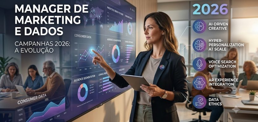 Quem é o “Manager de Marketing e Dados” e qual será a sua função nas campanhas de 2026