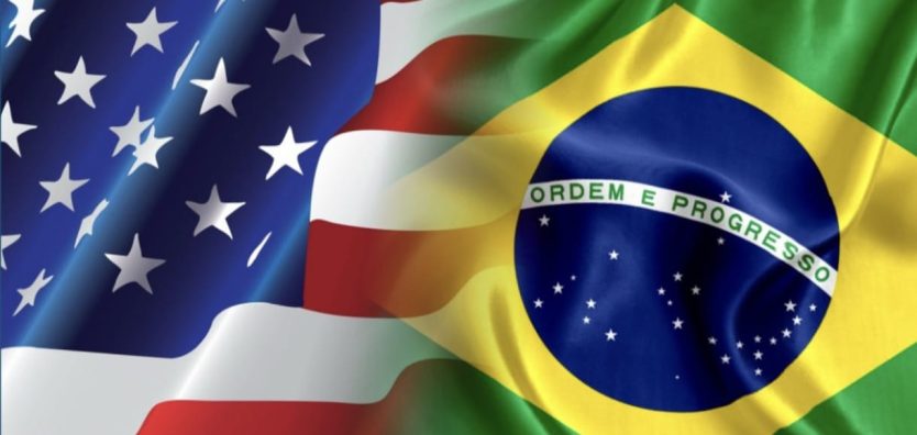 Politica Bandeira Brasil EUA