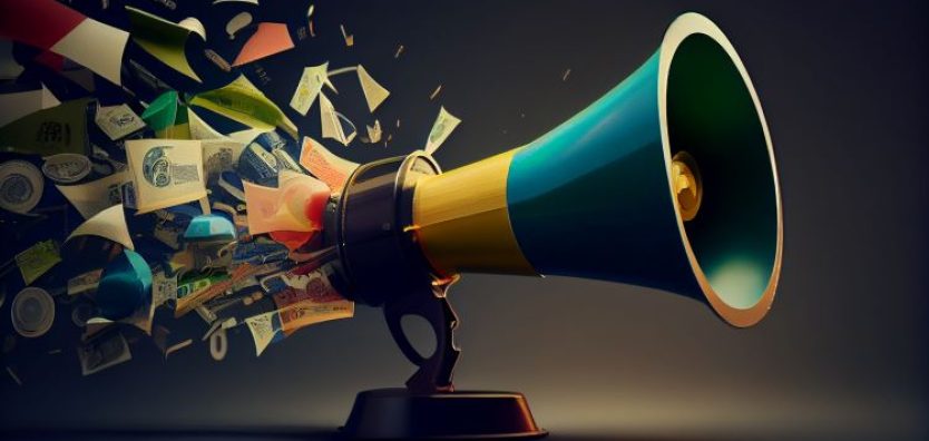 megaphone-with-money-flying-airgenerative-ai-compac